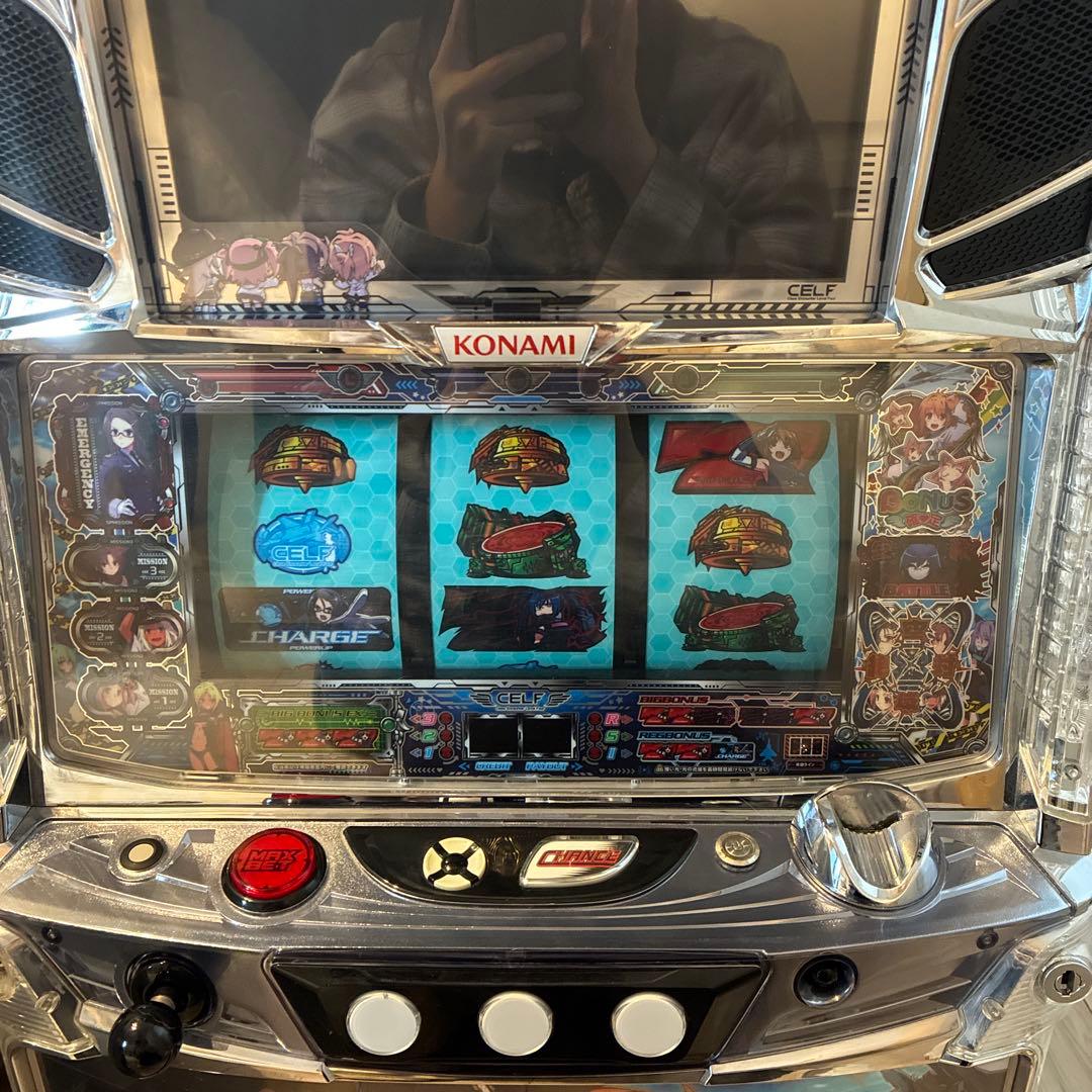 【KONAMI】パチスロ実機 防空少女ラブキューレ 不要機　家庭用100V