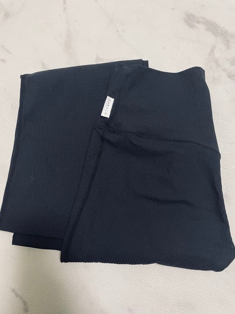 スカーラ　フレアパンツ　ワイドパンツ　Sサイズ