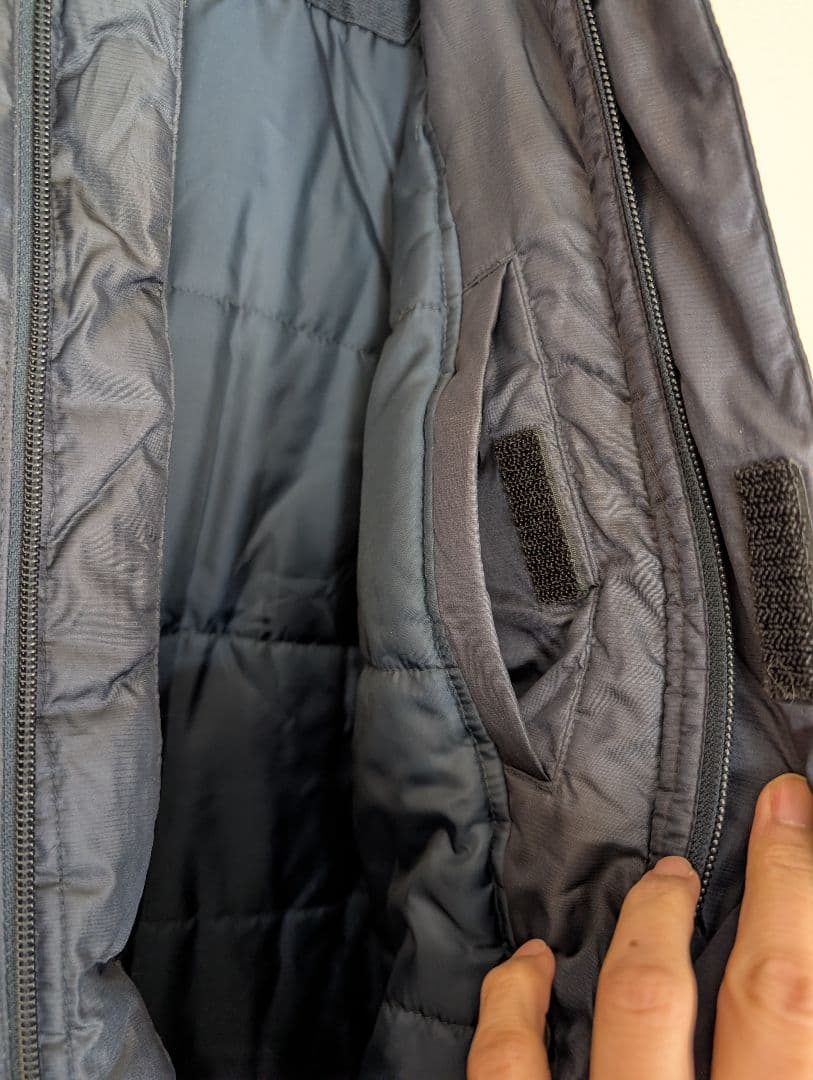 Nike ネイビー ベンチコート フード付き S