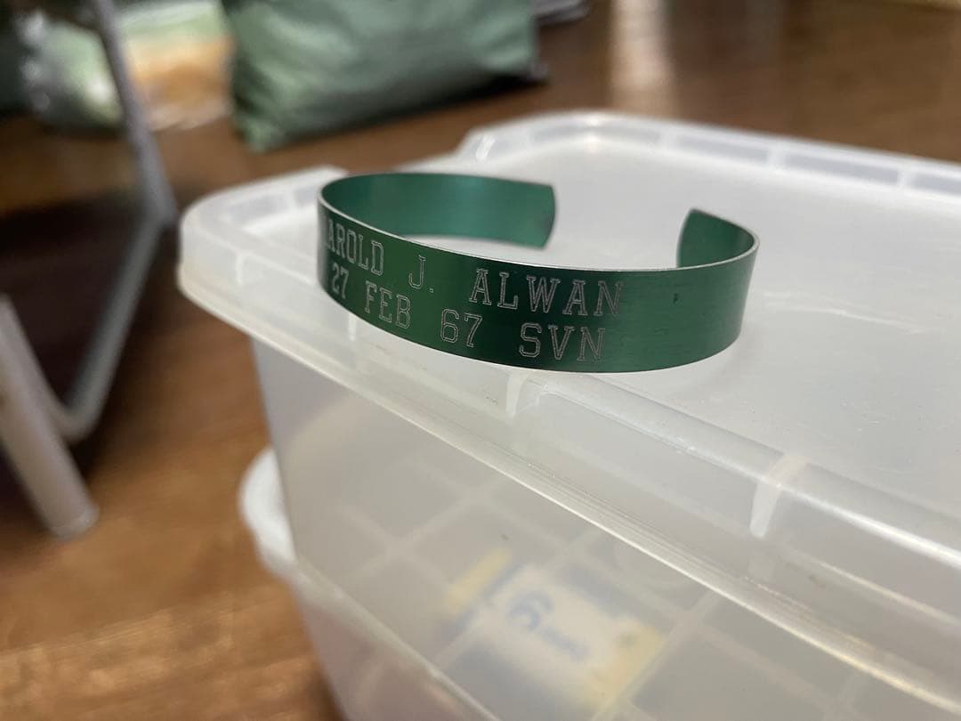 ベトナム戦争　POW MIAブレスレット　①