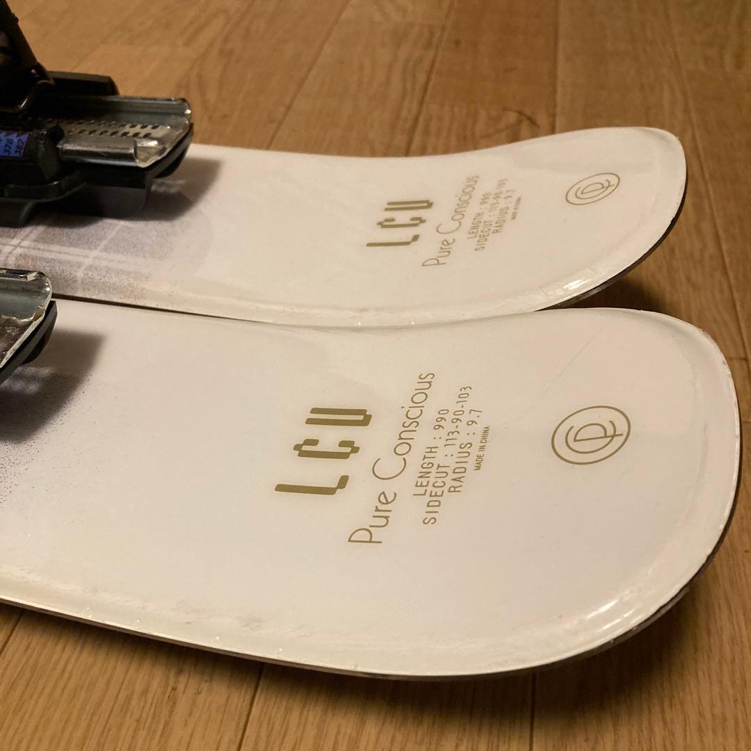 Pure Conscious ショートスキー　サロモンバインディング付き