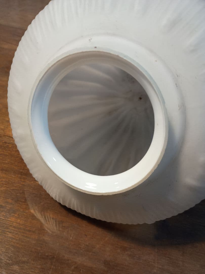 大正ロマン 古いガラスの電笠 レトロインテリア当時物