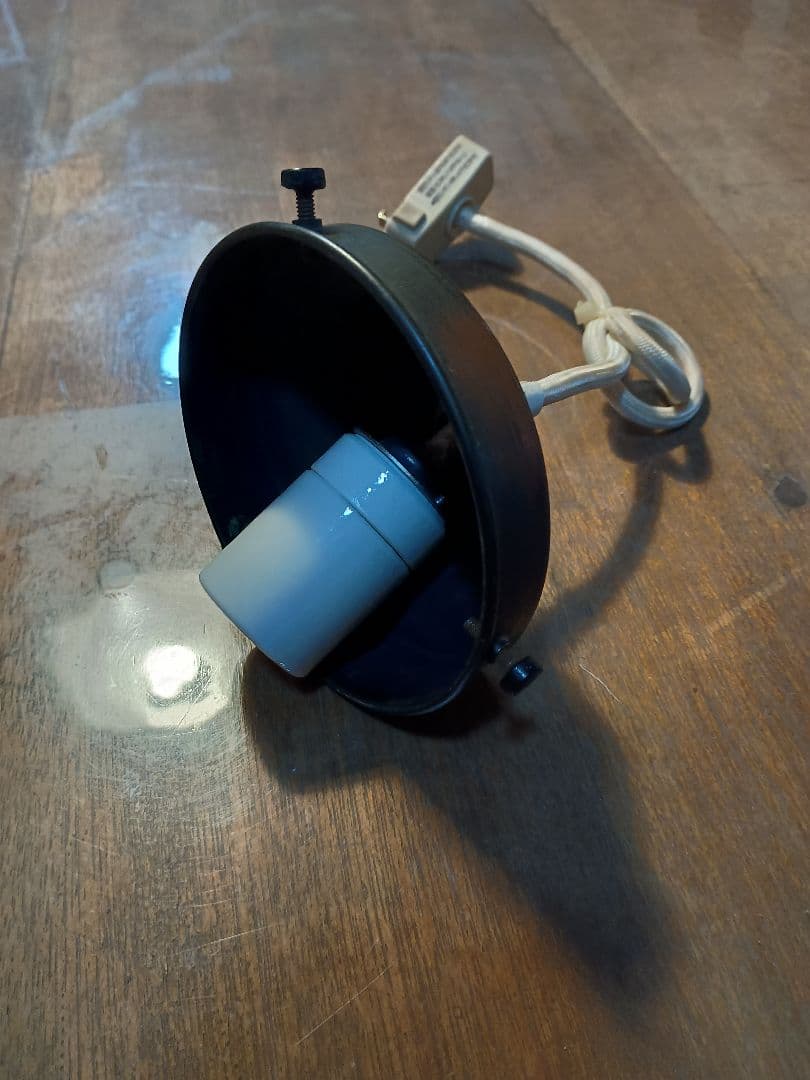 大正ロマン 古いガラスの電笠 レトロインテリア当時物