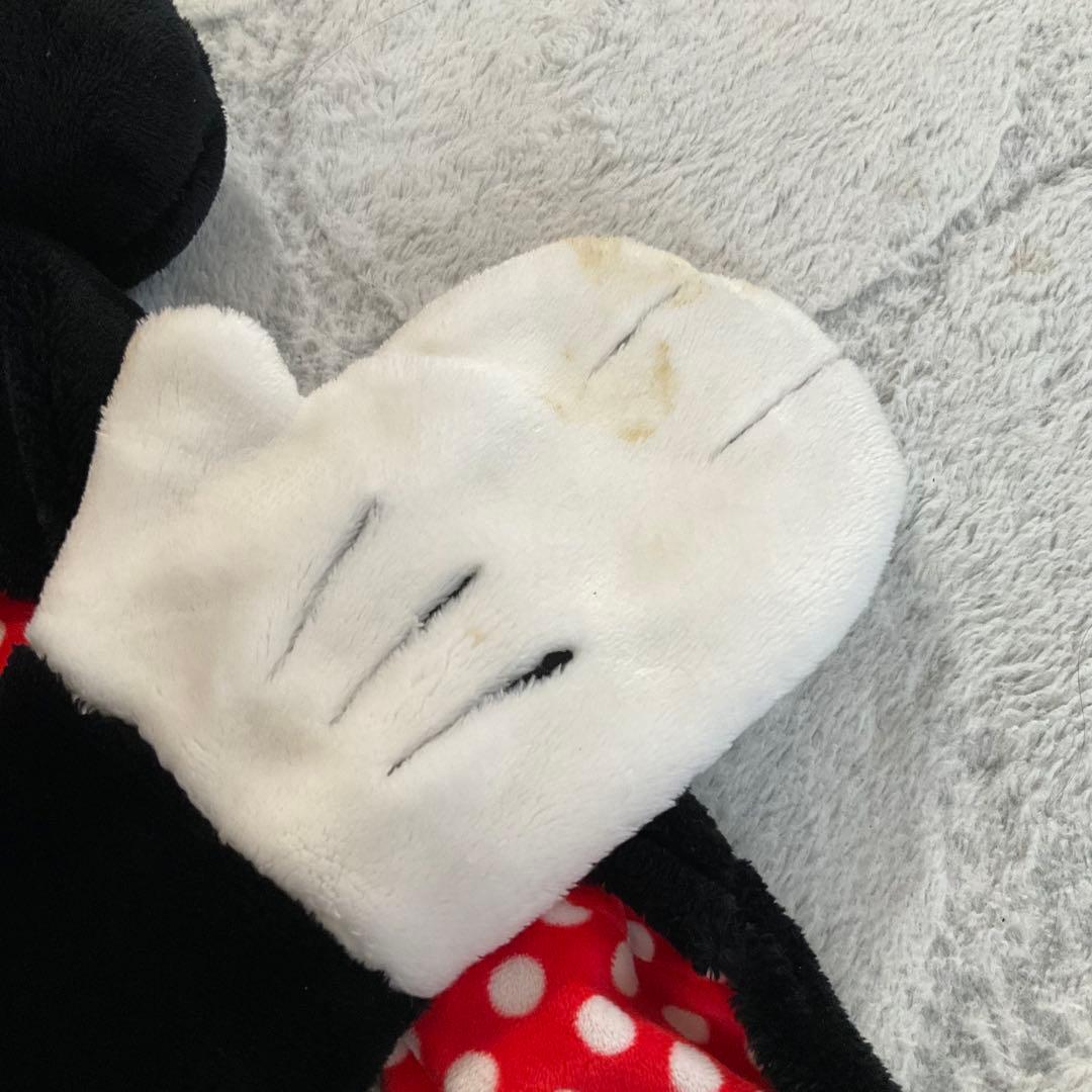 【廃盤】ディズニー　ミニーファンキャップマフラー　ミニーちゃん　被り物