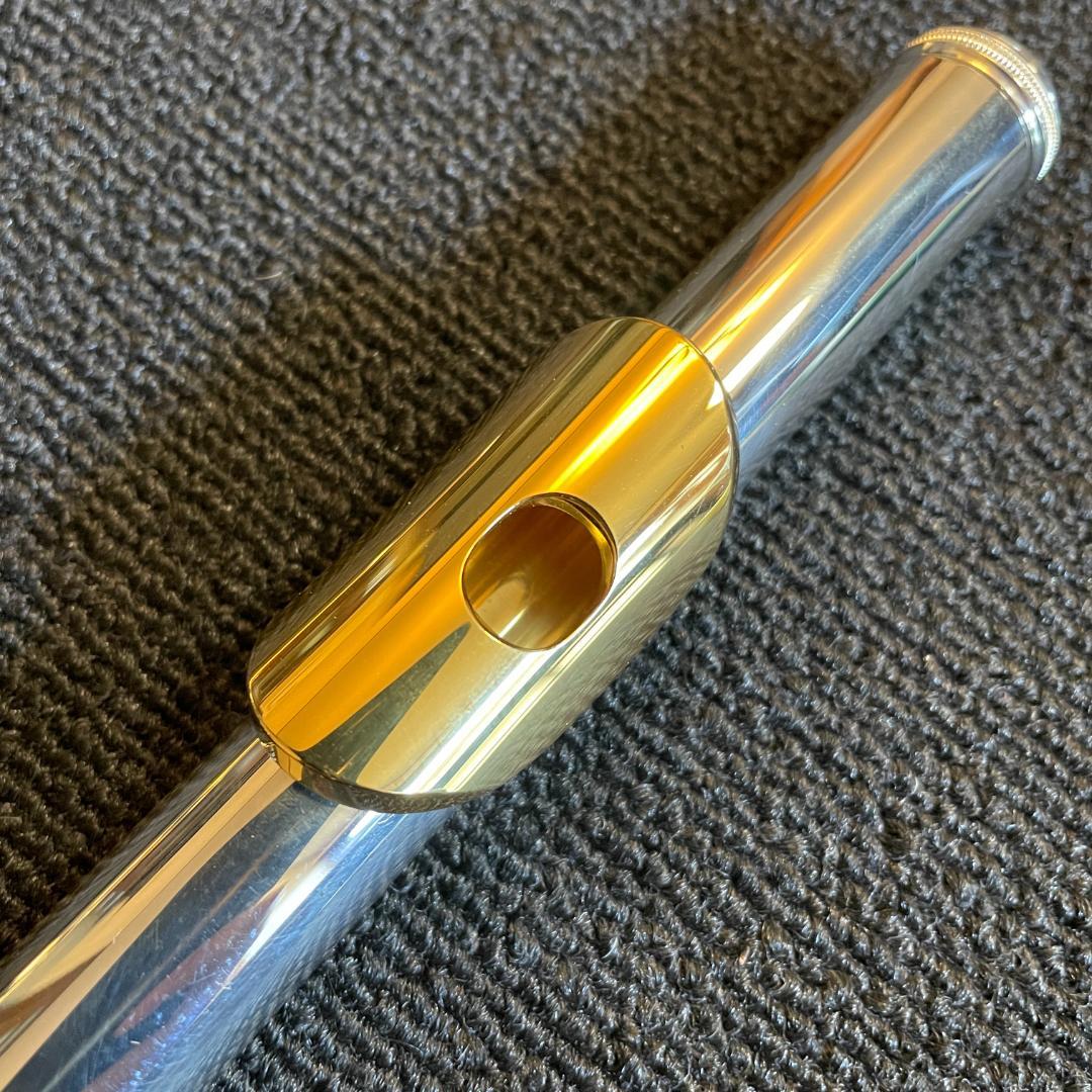 フルート　ヤマハ　YFL412LSE　頭：金銀　管：銀　FLUTE YAMAHA