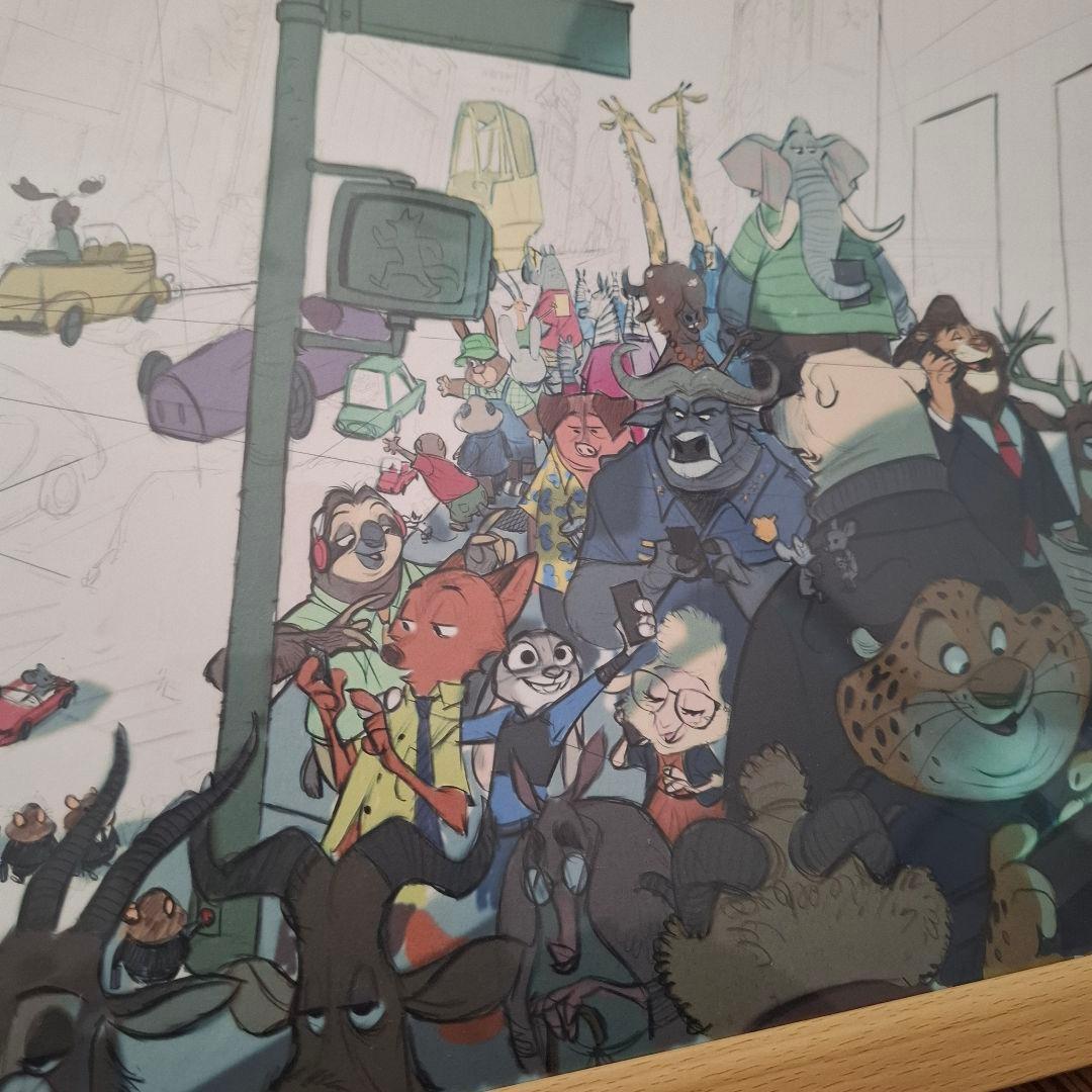 ズートピア　 絵画　ポスター