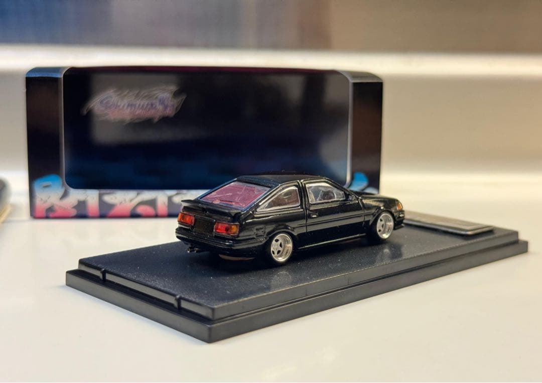 1/64 TRD 風 トヨタAE86 Levin 改 Work CR01