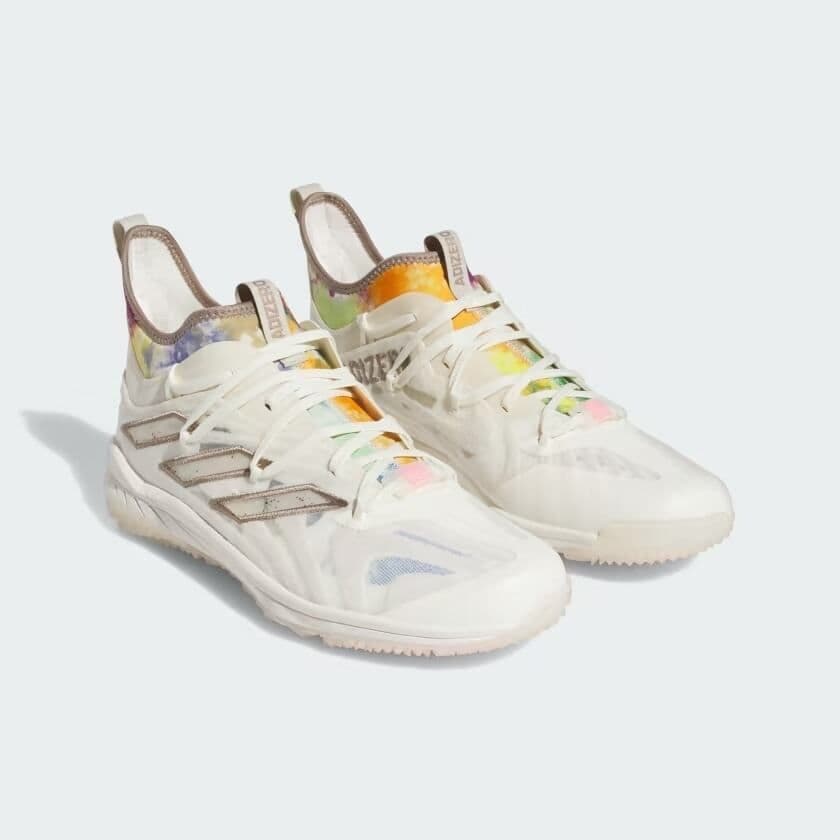 美品☆アディゼロ アフターバーナー 9 NWV ターフ ⚾野球スパイク27cm