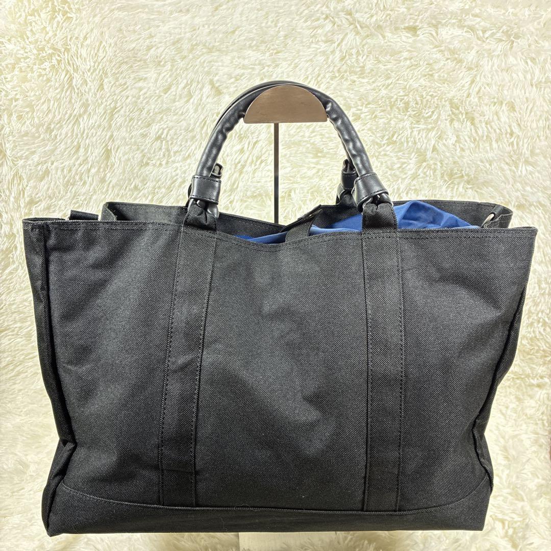 ￼ecco ゴルフバック　2way ボストンバック 防水 トート 黒ナイロン