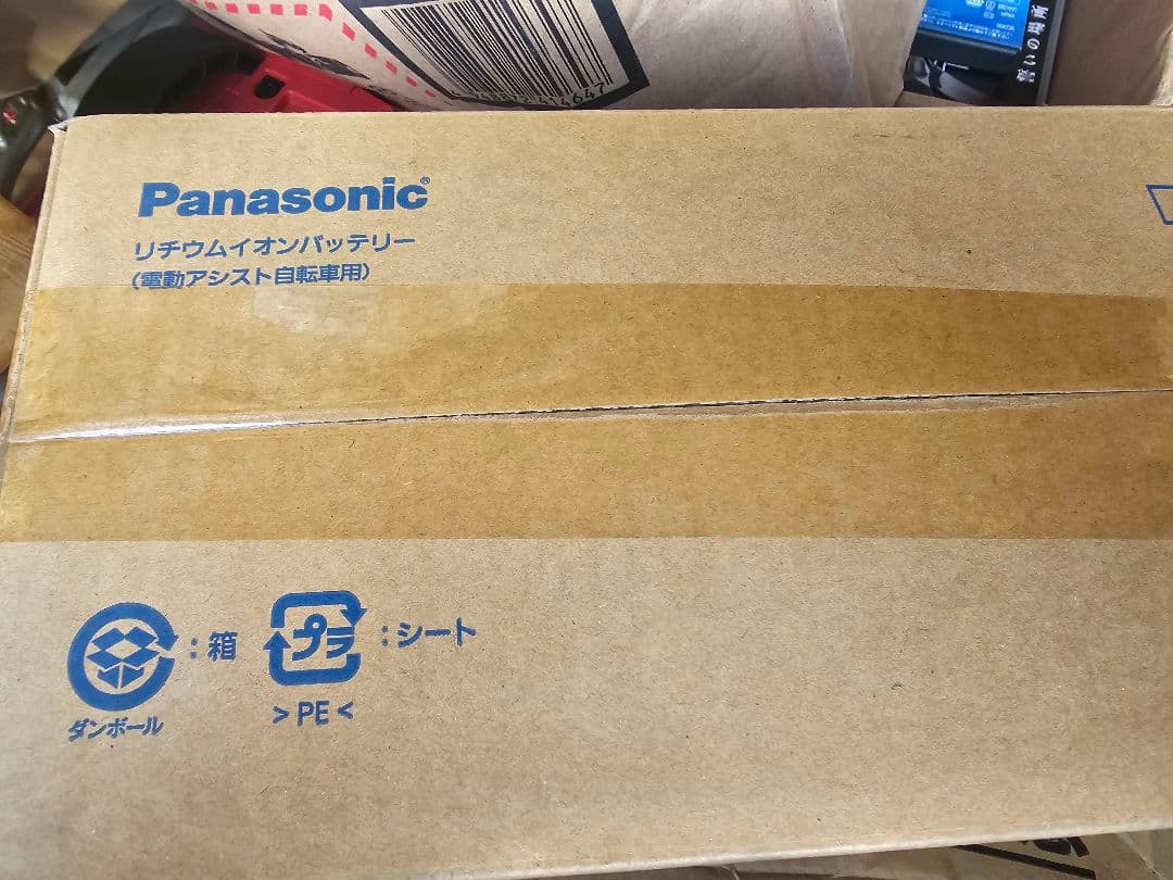新品未使用　Panasonic リチウムイオンバッテリー NKY514B02B