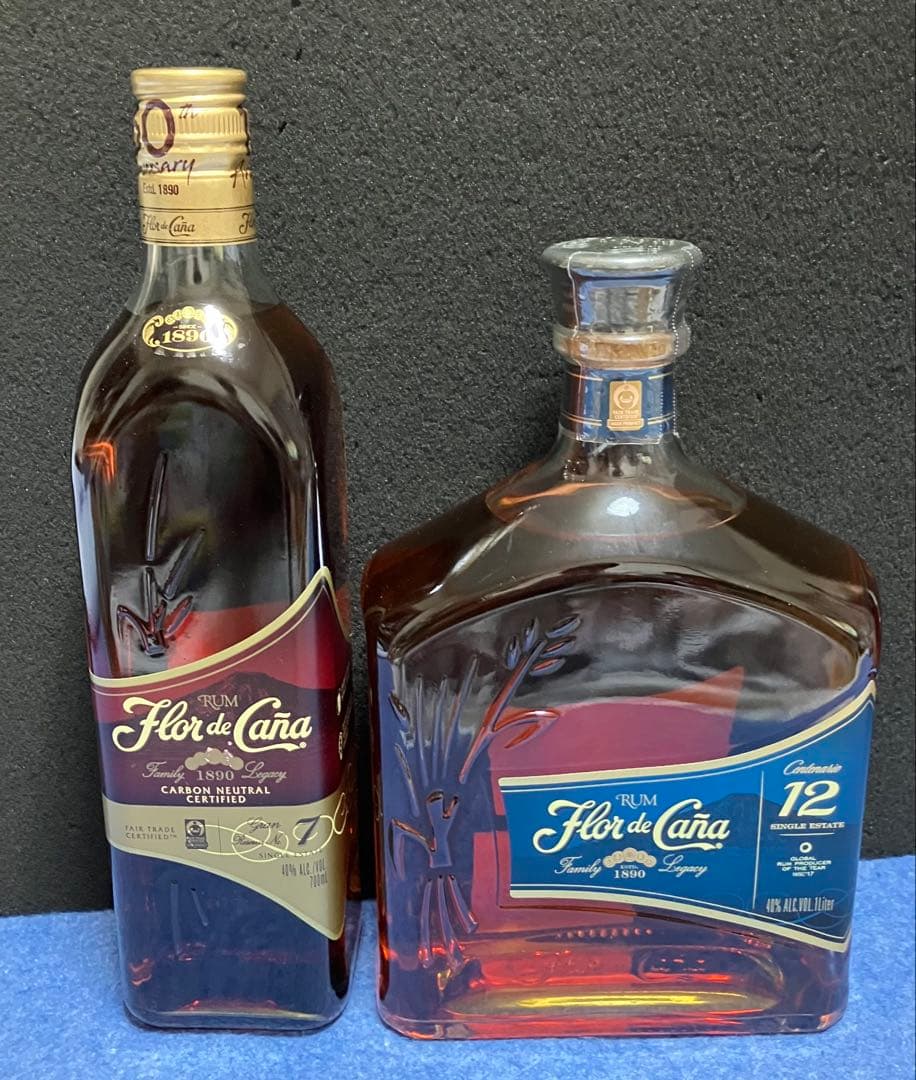 Flor de Cana 12年 7年 2本セット　ラム　未開封　Rum 2