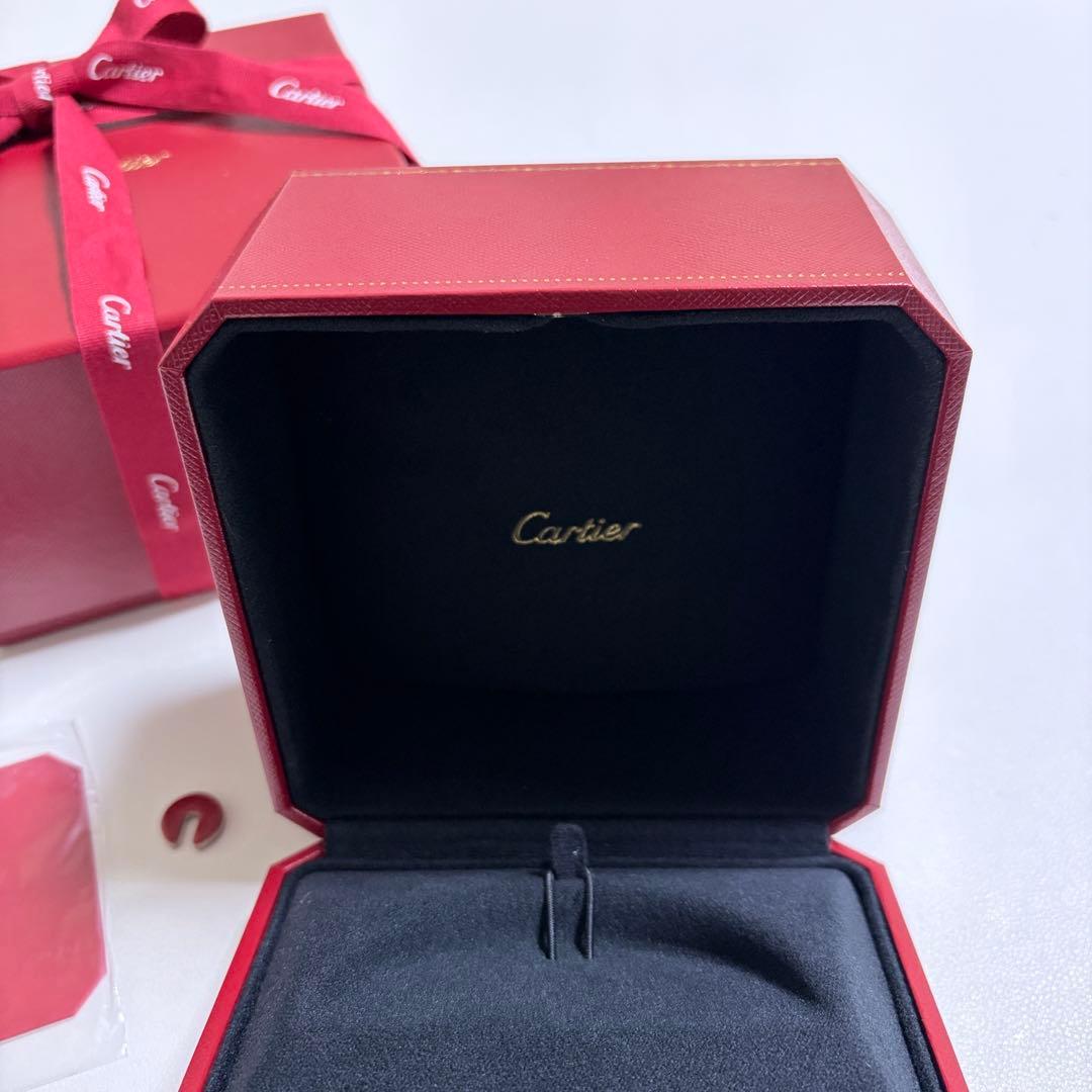 極美品　カルティエ　バングル　ブレスレット　ケース　空箱　現行品　リボン付き
