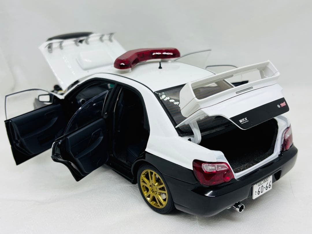 三*兎様 1/18 AUTOart スバルインプレッサWRX STI 高速隊パト