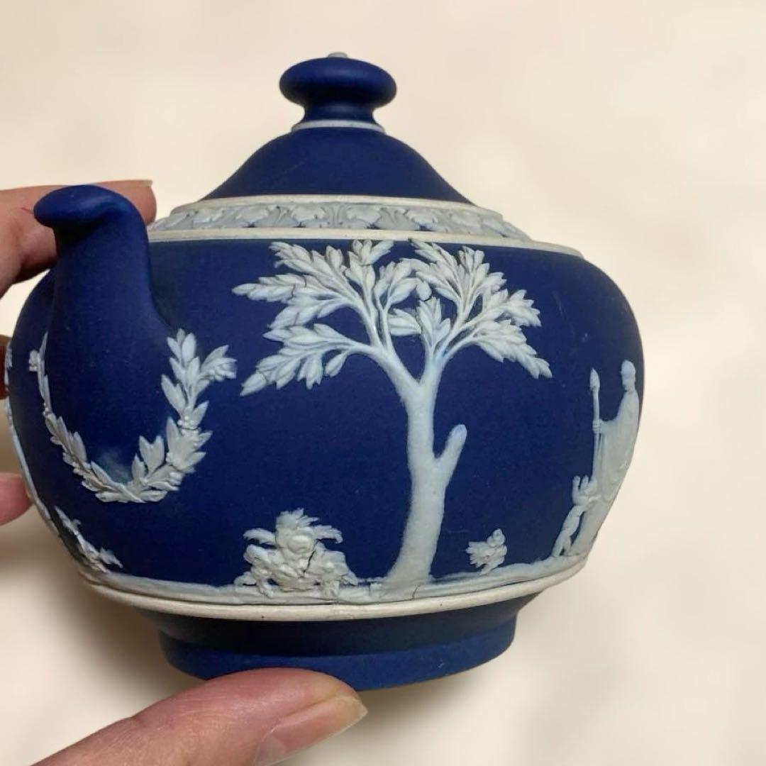 1900年頃のアンティーク? 英国ウェッジウッド　ディップドジャスパー 2点