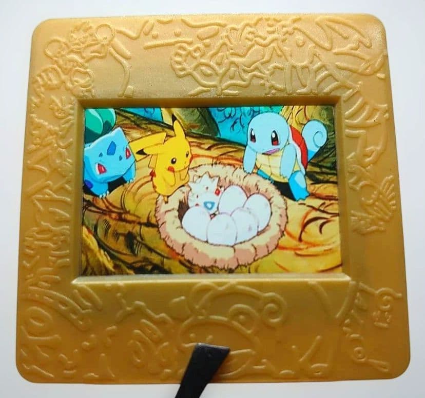 Meiji ポケモン ピクチャーフレーム　ゼニガメ　トゲピー　ピカチュウ