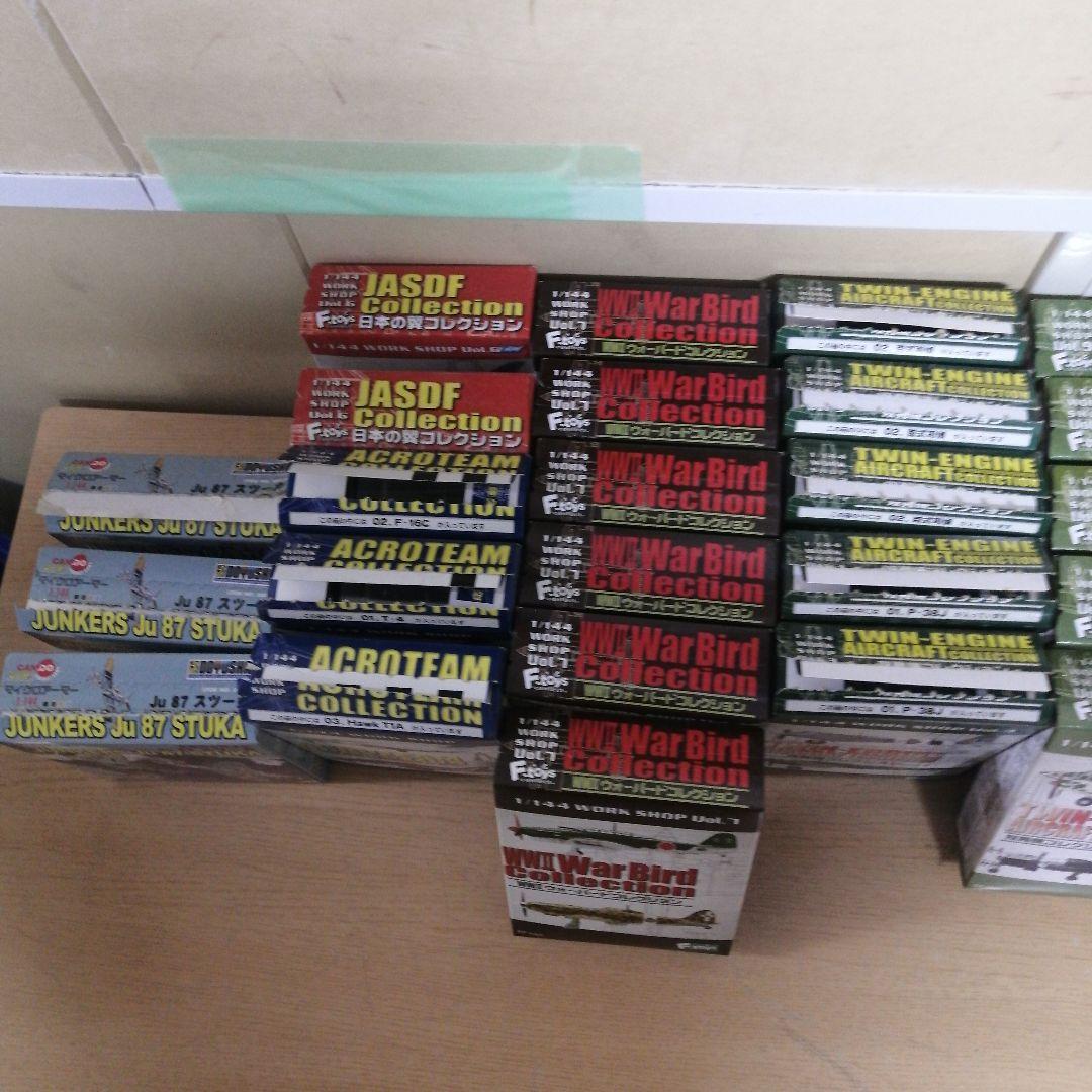 【まとめ売り】未組立 未使用 戦闘機 39箱 ウイングクラブ 双発機コレクション
