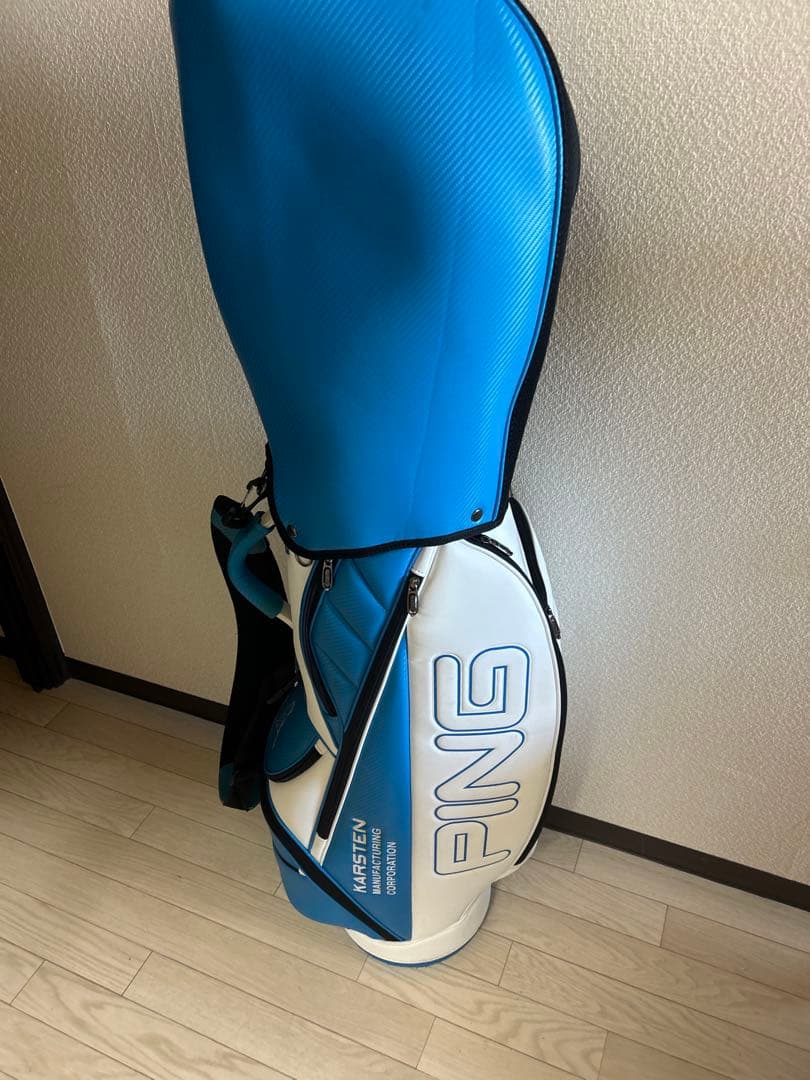 PING マスター キャディバッグ 青白