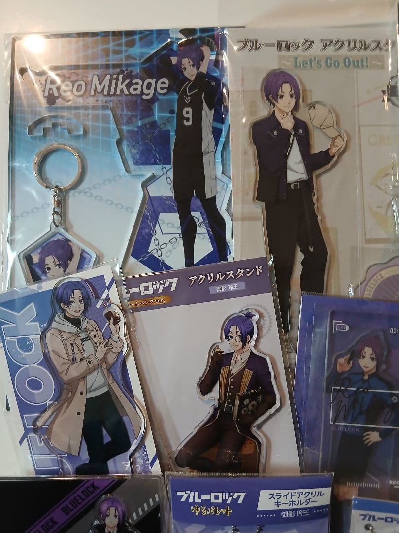 ブルーロック　グッズ　アクリルスタンド　御影玲王　20点まとめ売り