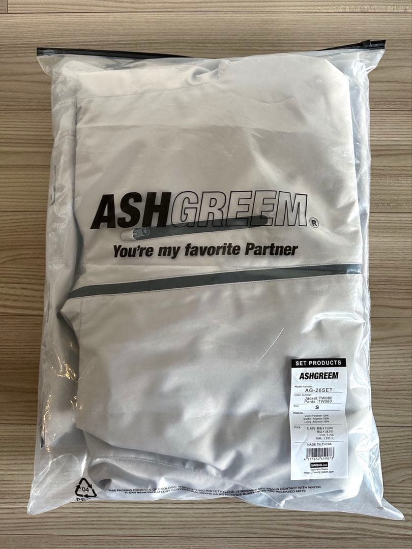 ASHGREEM AG-25SET スノボウェア上下セット Sサイズ