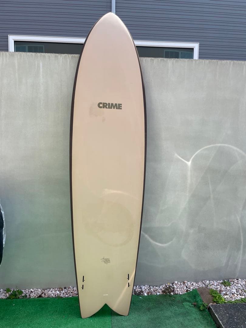 手渡しのみ　CRIME ロングフィッシュ　早いもの勝ち7feet10 フィン付