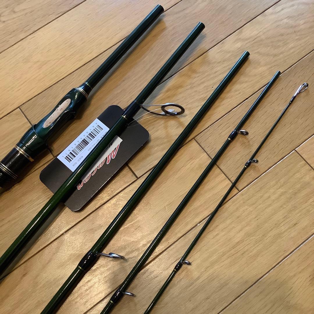 遠投ショアジギ　5ピース2.4mスピニングロッド&スピニングリール5000番