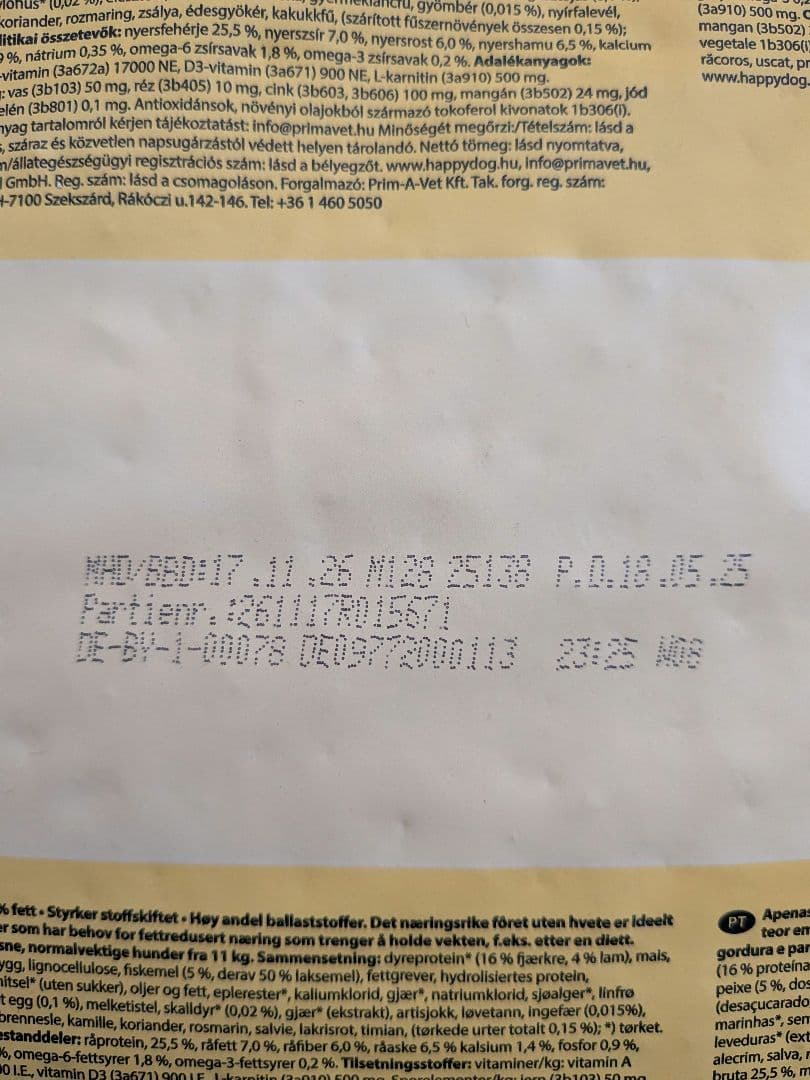 Happy Dog ドッグフード ライト 12.5kg