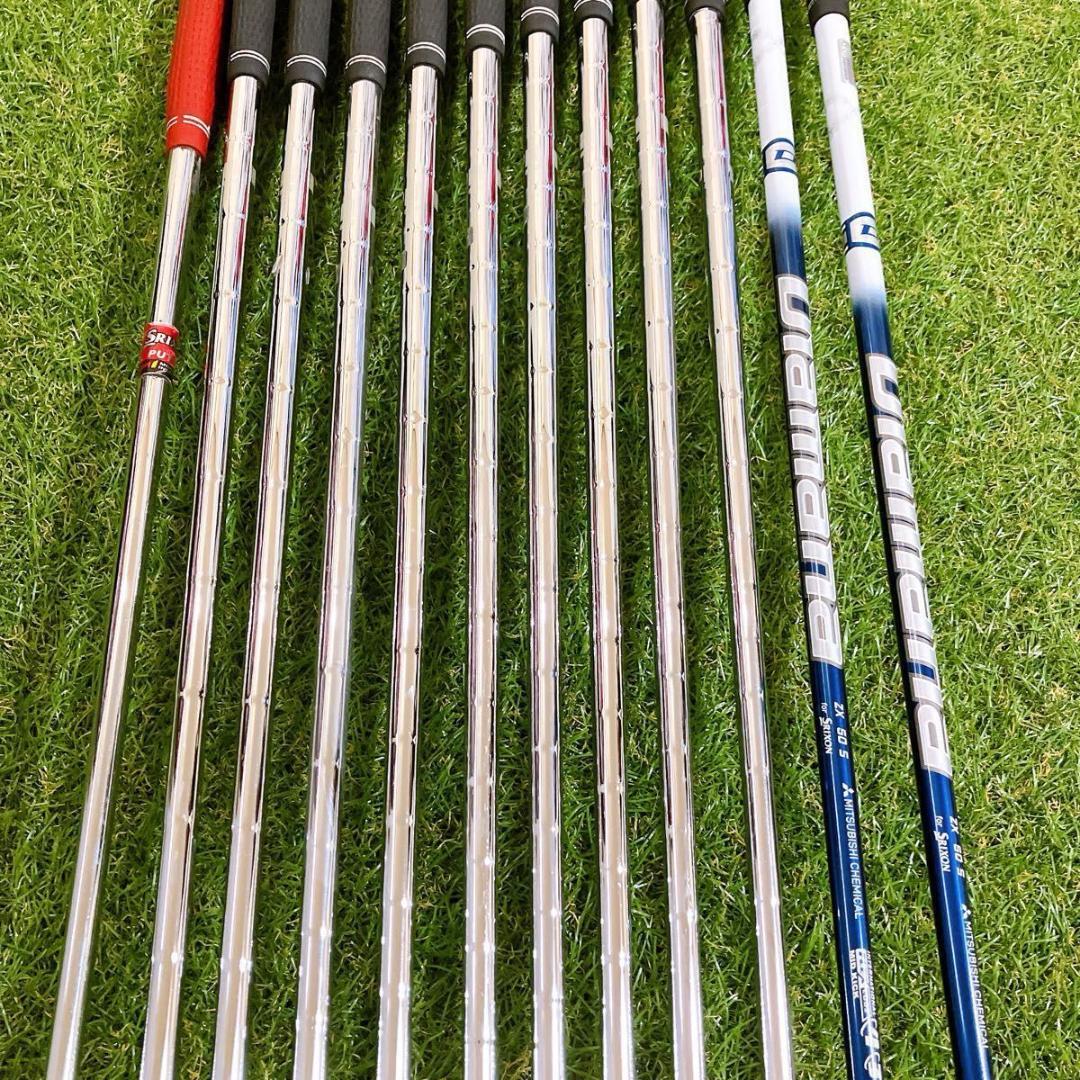 豪華12本 SRIXON ZX5 スリクソン メンズゴルフセット 初心者 右 S