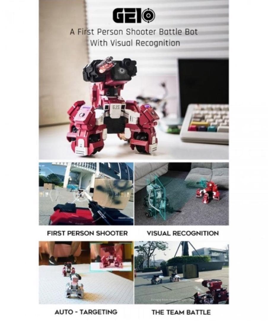 GJS ゲーミングロボット GEIO Red & BLUE 2機セットFPS