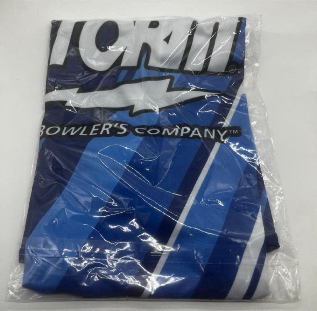 【米国輸入品】ストーム ボウリングウェア ブルーストライプ( L サイズ相当)