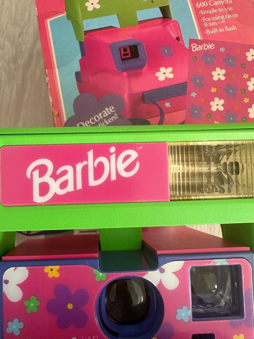 1998年ポラロイドカメラ　バービーPolaroid Barbieヴィンテージ