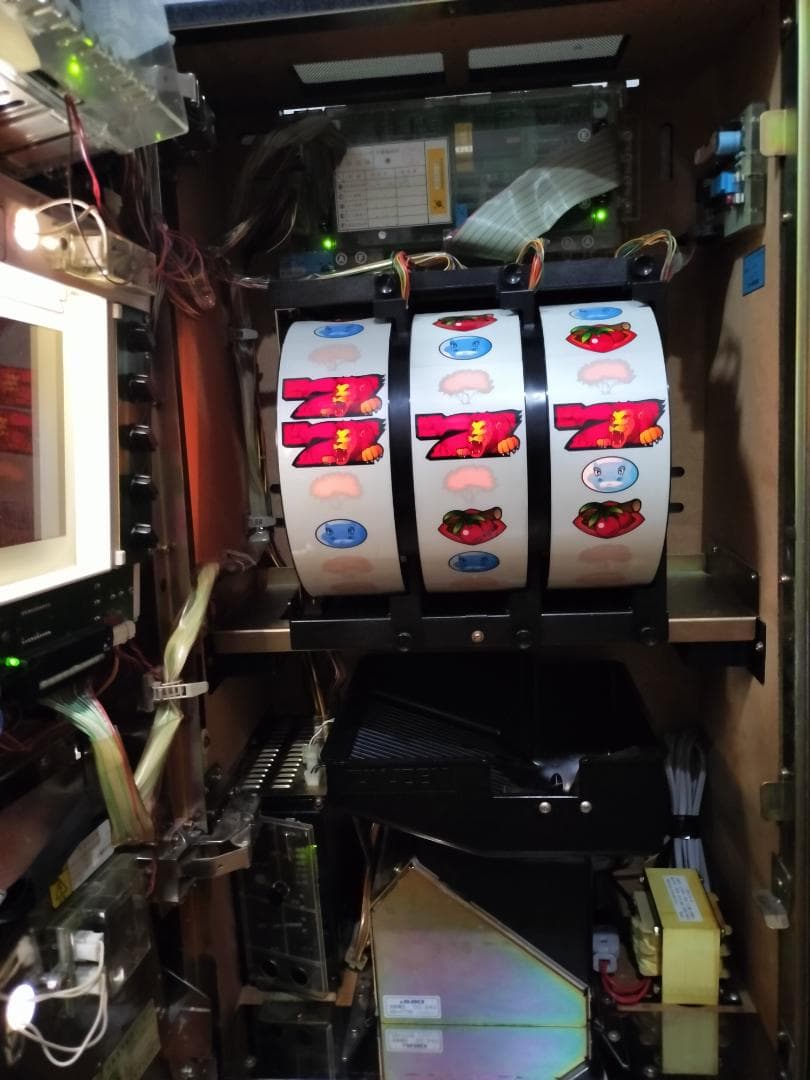 【パチスロ実機】サミー★猛獣王S【不要機付】爆裂AT機・４号機・人気台