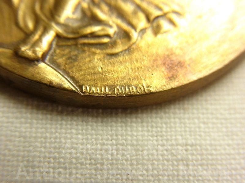 《m6464》ベルギー ヴィンテージ 勝利の女神 ブロンズメダル １９４０年代末