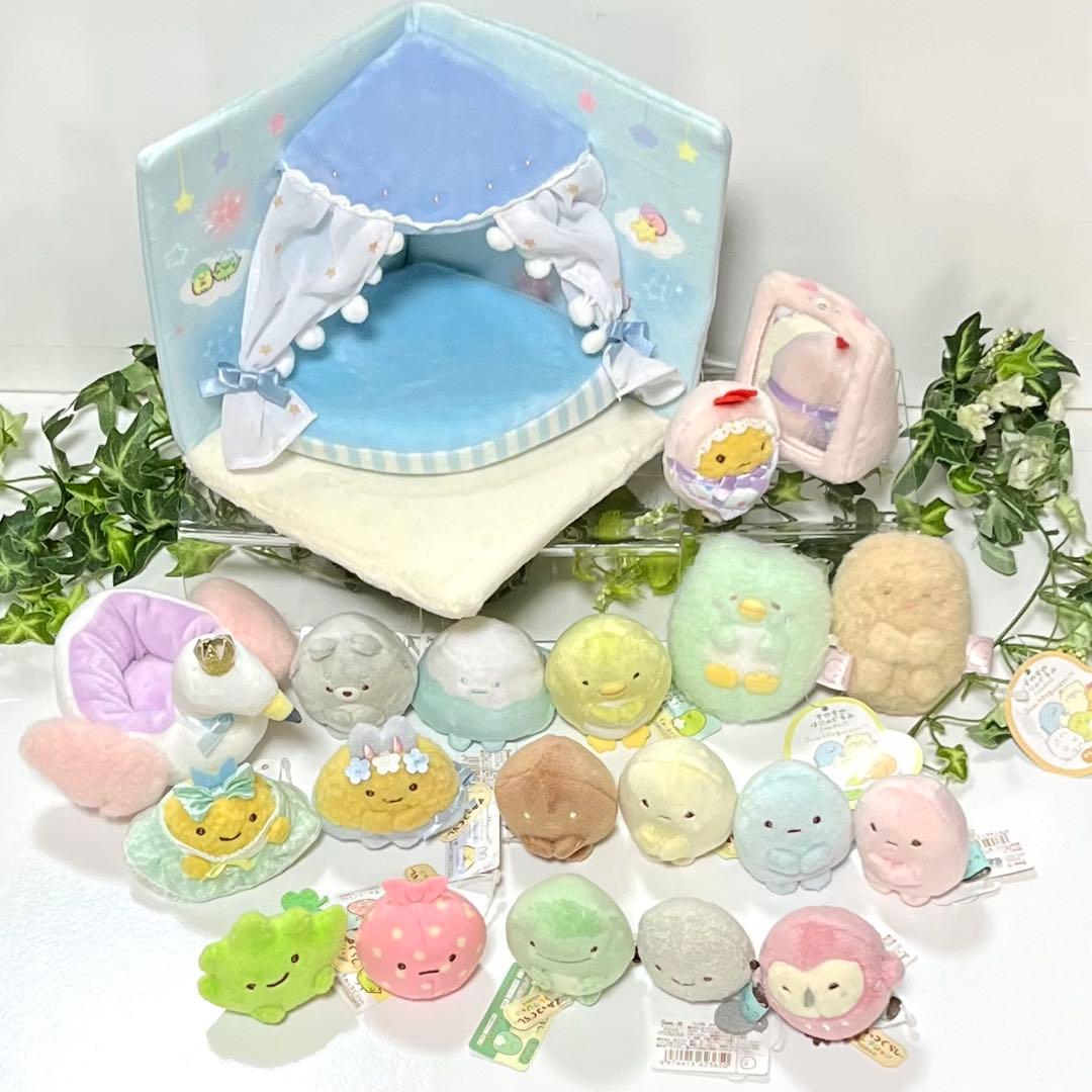 すみっコぐらし シーンぬいぐるみ／すやすやほにゃぐるみ／てのりぬいぐるみ他18点