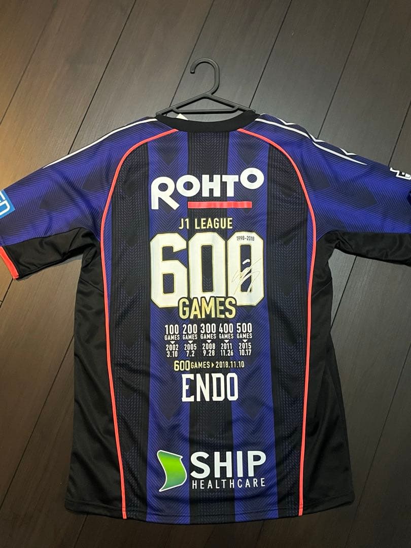 ガンバ大阪 600試合記念シャツ