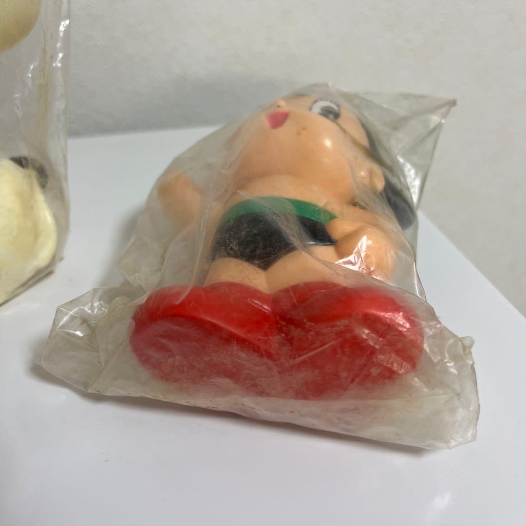 手塚治虫　鉄腕アトム　&　ジャングル大帝レオ　貯金箱　２体セット　（近畿銀行）