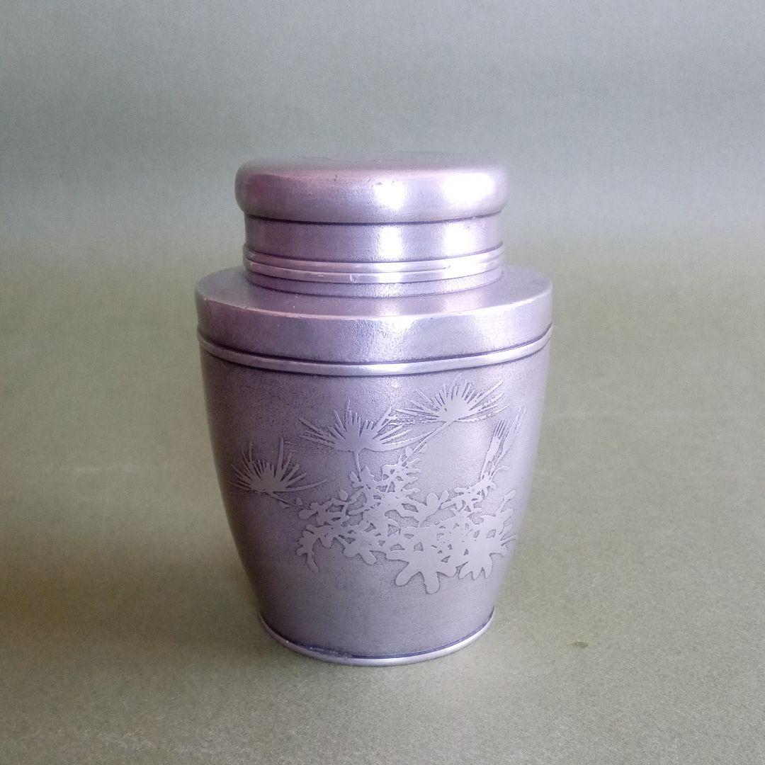 煎茶道具　錫　茶壺　茶入　林亭瑞製