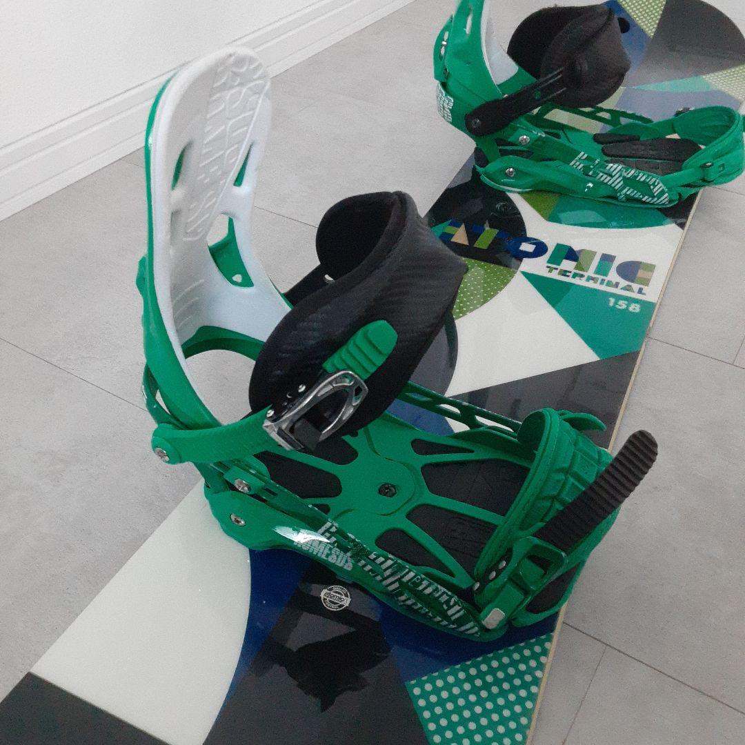 ATOMIC TERMINAL スノーボードセット158 ROMEビンディング付