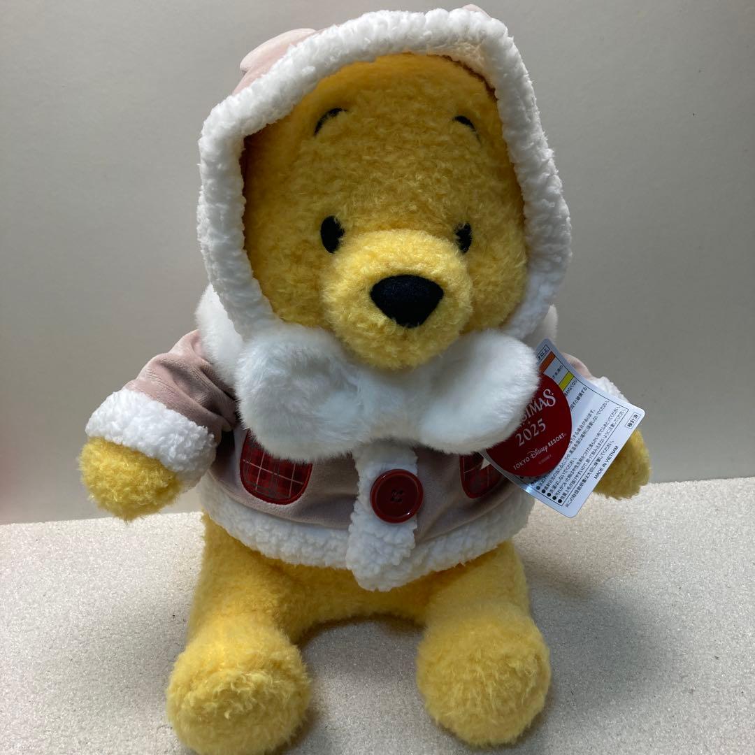 ディズニー クリスマス プーさん　ぬいぐるみ 2025