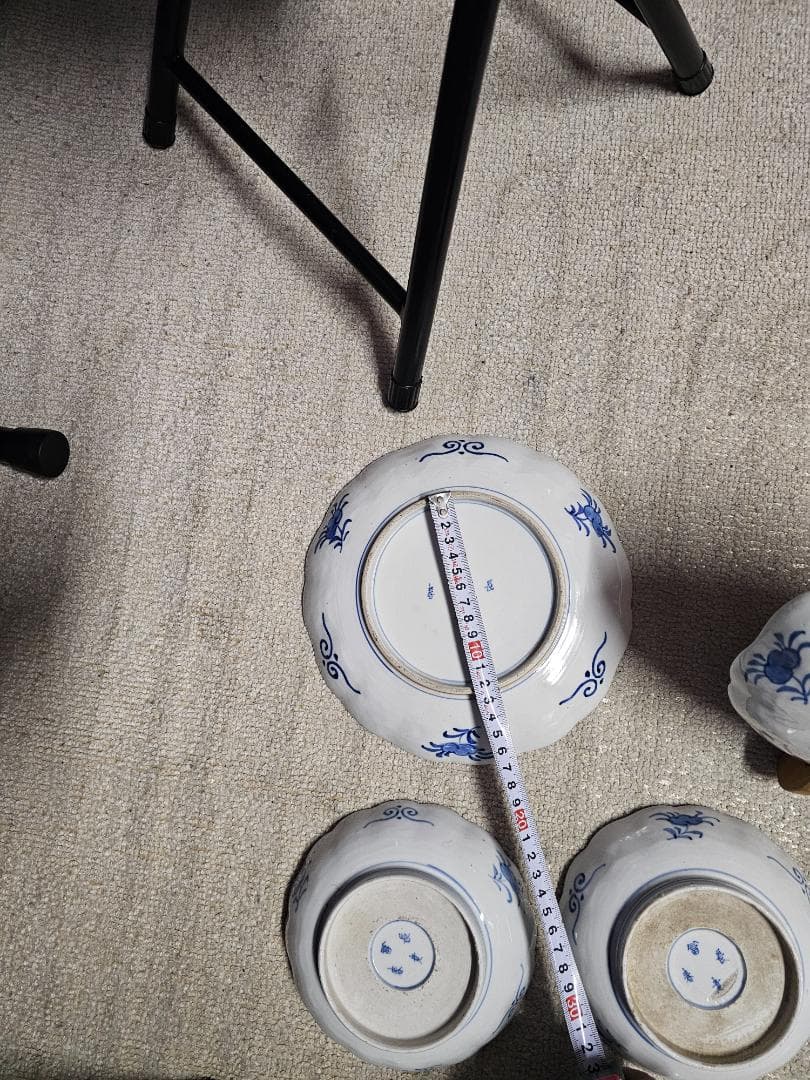 と*も様 年末奉仕 離れ物 幕末明治伊万里 7寸皿2枚 なます皿6客 向付4客