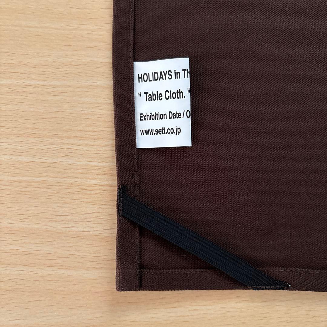 ①マウンテンリサーチ テーブルクロス　ブラウン