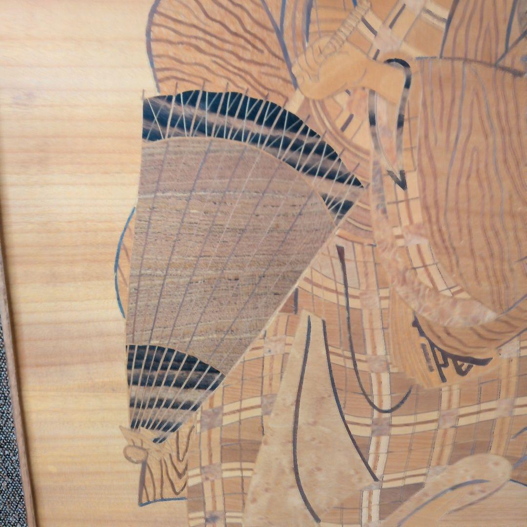 木象嵌　原画名 天川屋義平（役者名 大谷広次） 縦84.5㎝×横48㎝