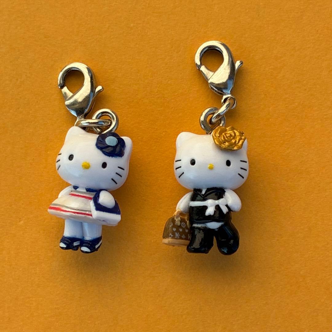 ★激レア★横浜元町・新宿バージョン ストラップ 根付★ご当地キティ★サンリオ