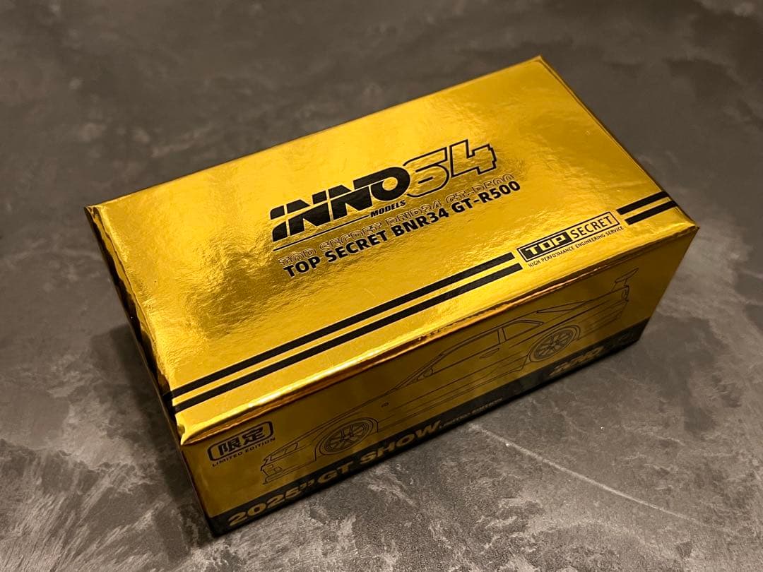 INNO 64 TOP SECRET 限定品　ゴールド　R34 トップシクレット