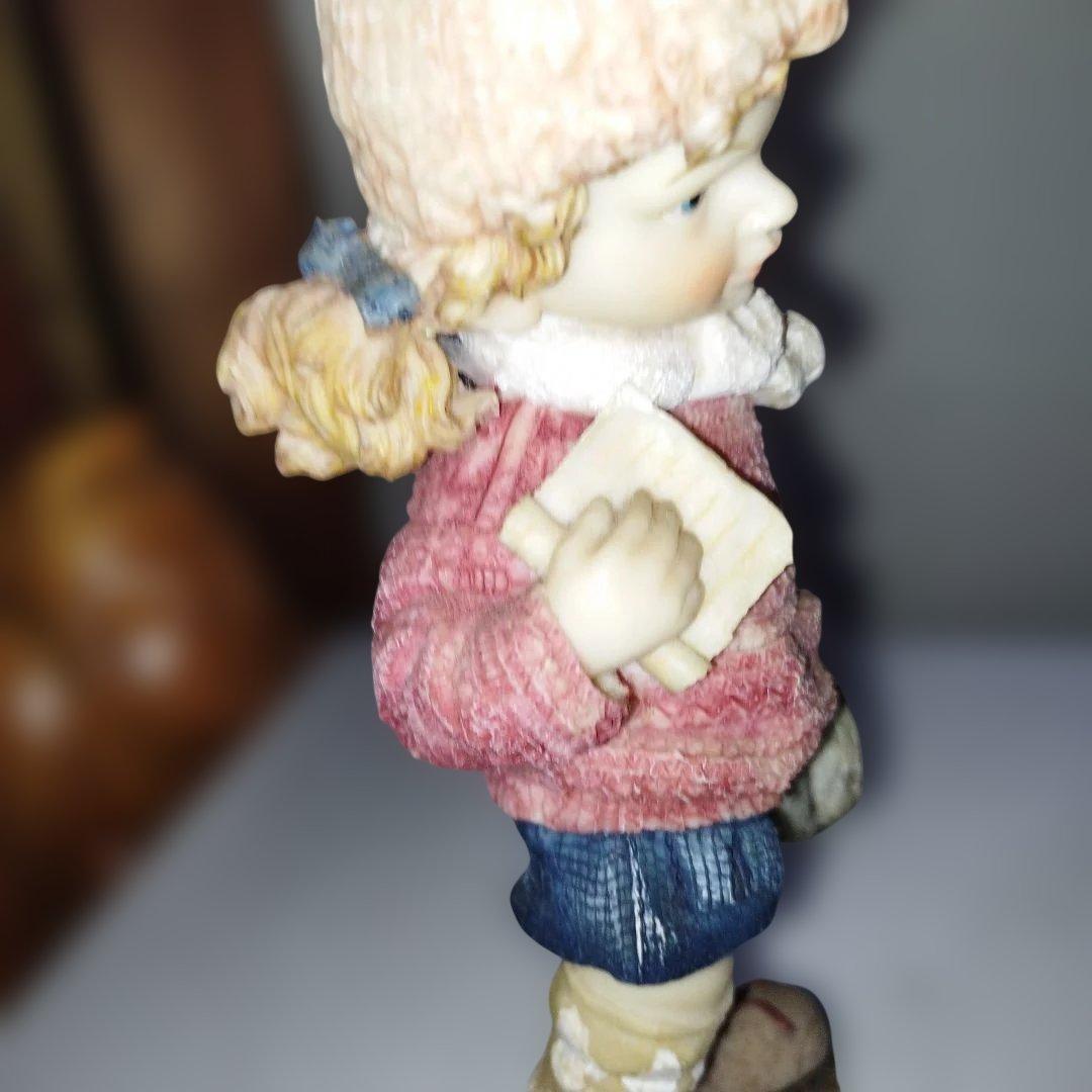 陶器製少女像 アンティーク風