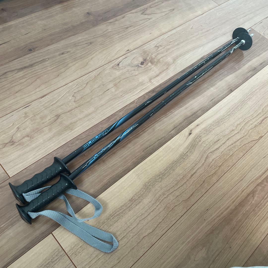 ジュニアスキー4点セット(スキー板、ビンディング、ブーツ、ポール)