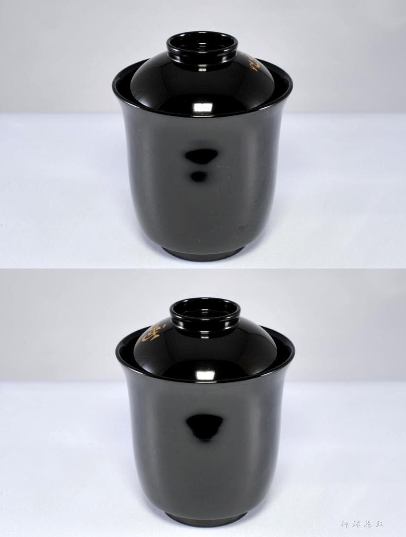 輪島塗 雪月花蒔絵 小吸物椀 五 懐石道具