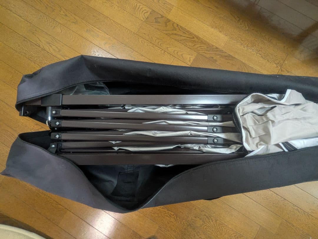 FIELDOOR フィールドア ワンタッチタープ 3.0x3.0mライトベージュ