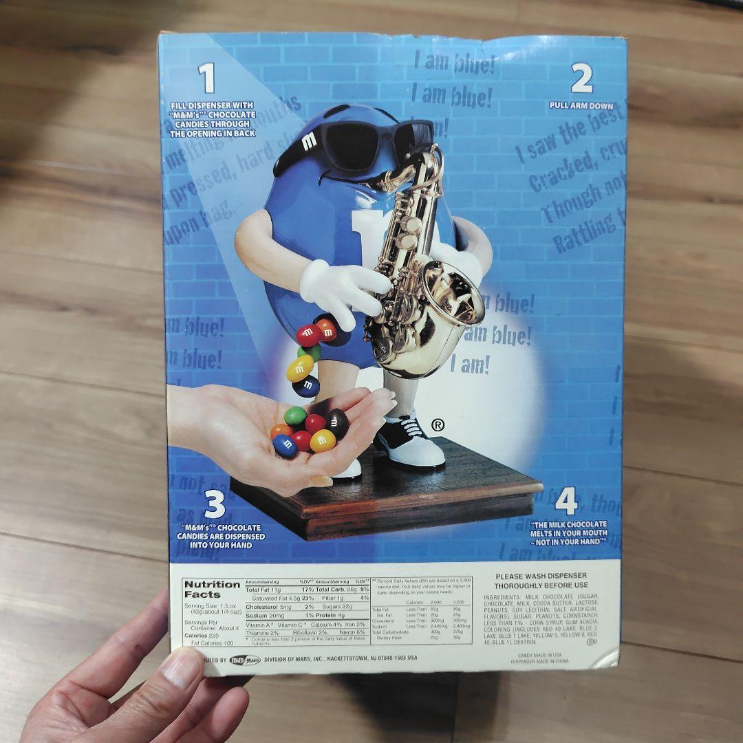 m&m's チョコディスペンサー / ピーナッツブルースカフェ　エムアンドエム