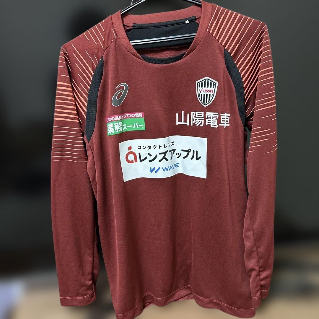 ヴィッセル神戸　長袖プラクティスシャツ　Mサイズ