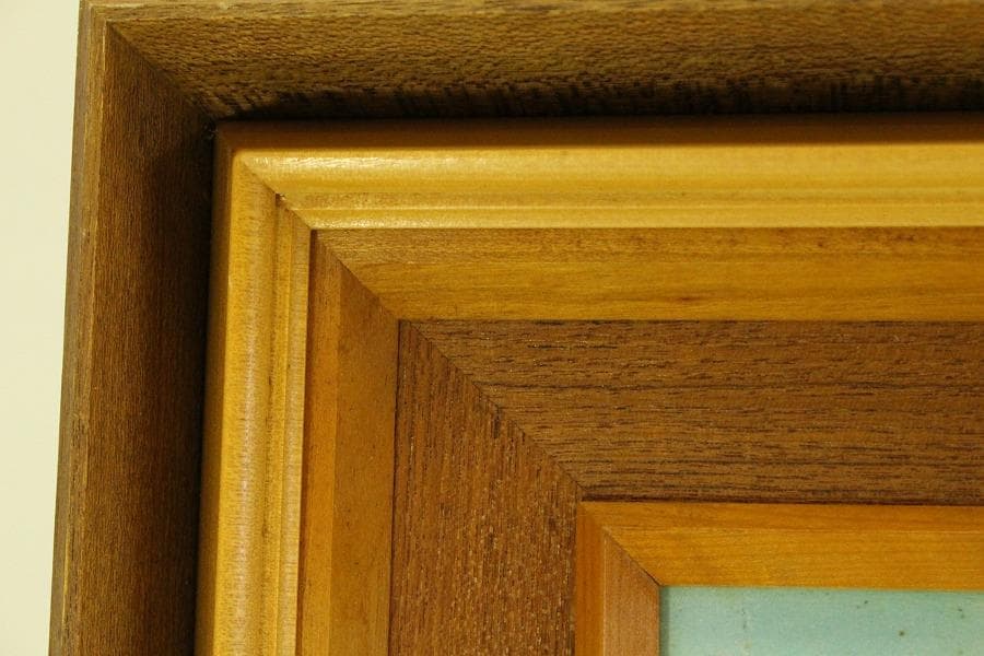 油絵調 レリーフ工藝画 田舎の風景 室内調度 壁飾り(ZE436)